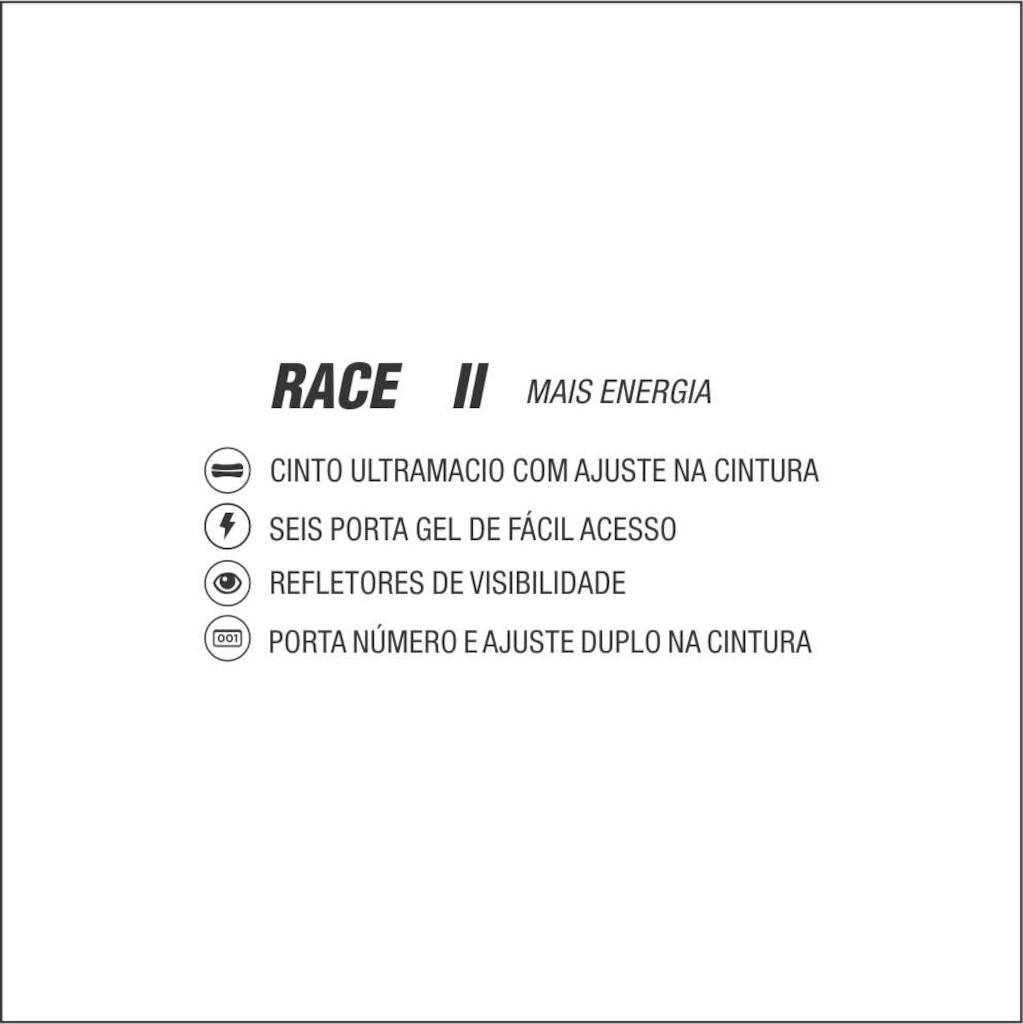 Imagem 3 do produto Cinto para corrida com porta gel Fitletic Race II