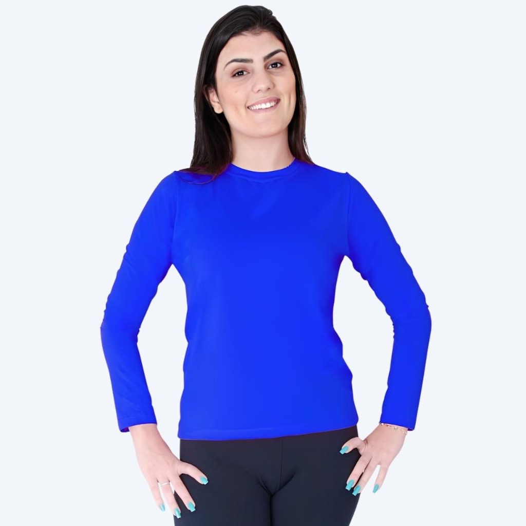 Camisa de Proteção Solar Roupas Térmicas UV50+ - Feminina