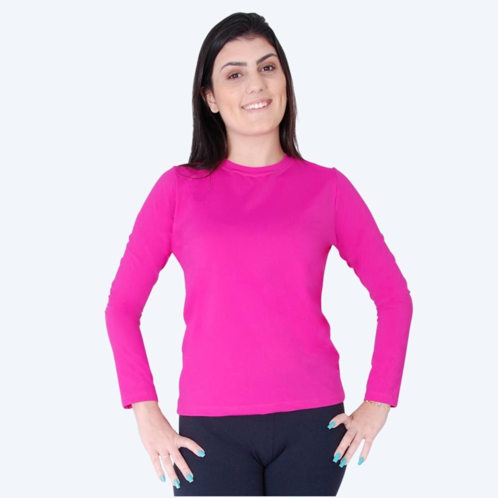 Camisa de Proteção Solar Roupas Térmicas UV50+ - Feminina
