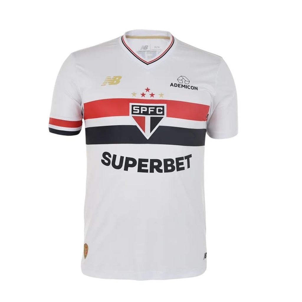 Camiseta do São Paulo I 25/26 New Balance - Masculina