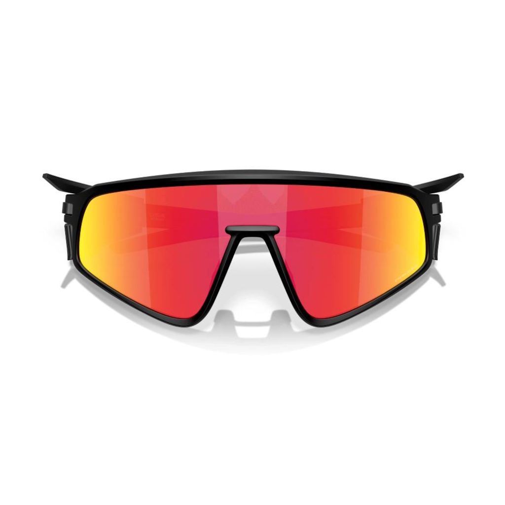 Óculos de Sol Oakley Latch Panel Matte Black Prizm Ruby - Unissex