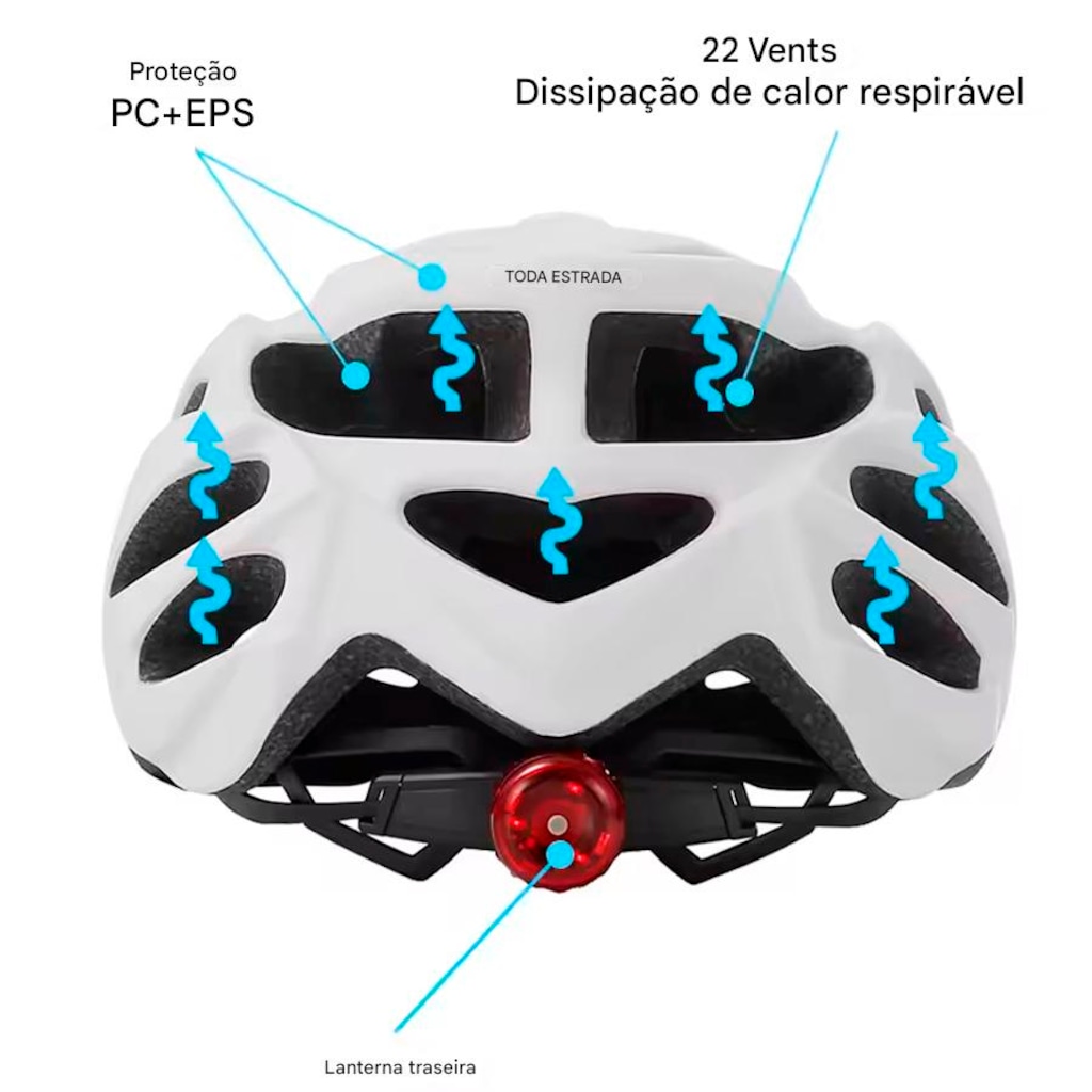 Imagem 3 do produto Capacete para Ciclismo Cairbull BH26 - Adulto