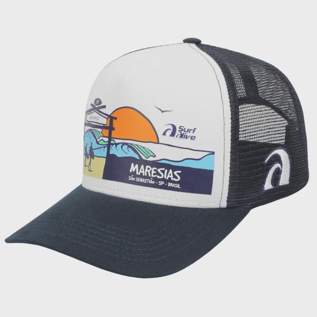 Boné Surf Alive Maresias Trucker - Adulto