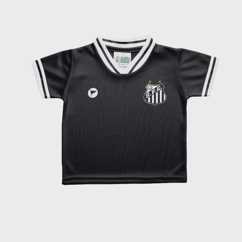Camisa do Santos Torcida Baby Estilo II - Infantil