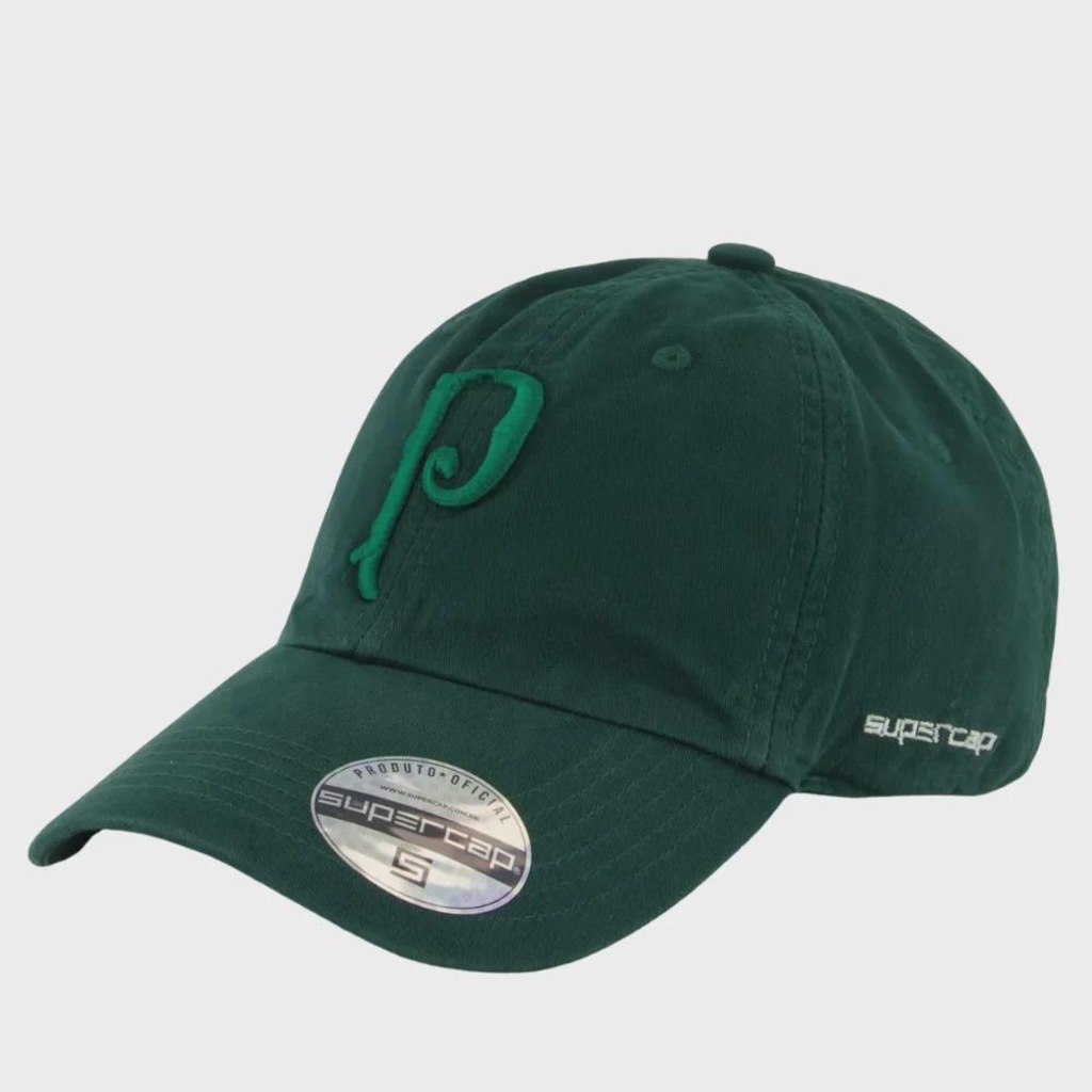 Boné SuperCap Palmeiras Escudo Bordado - Adulto