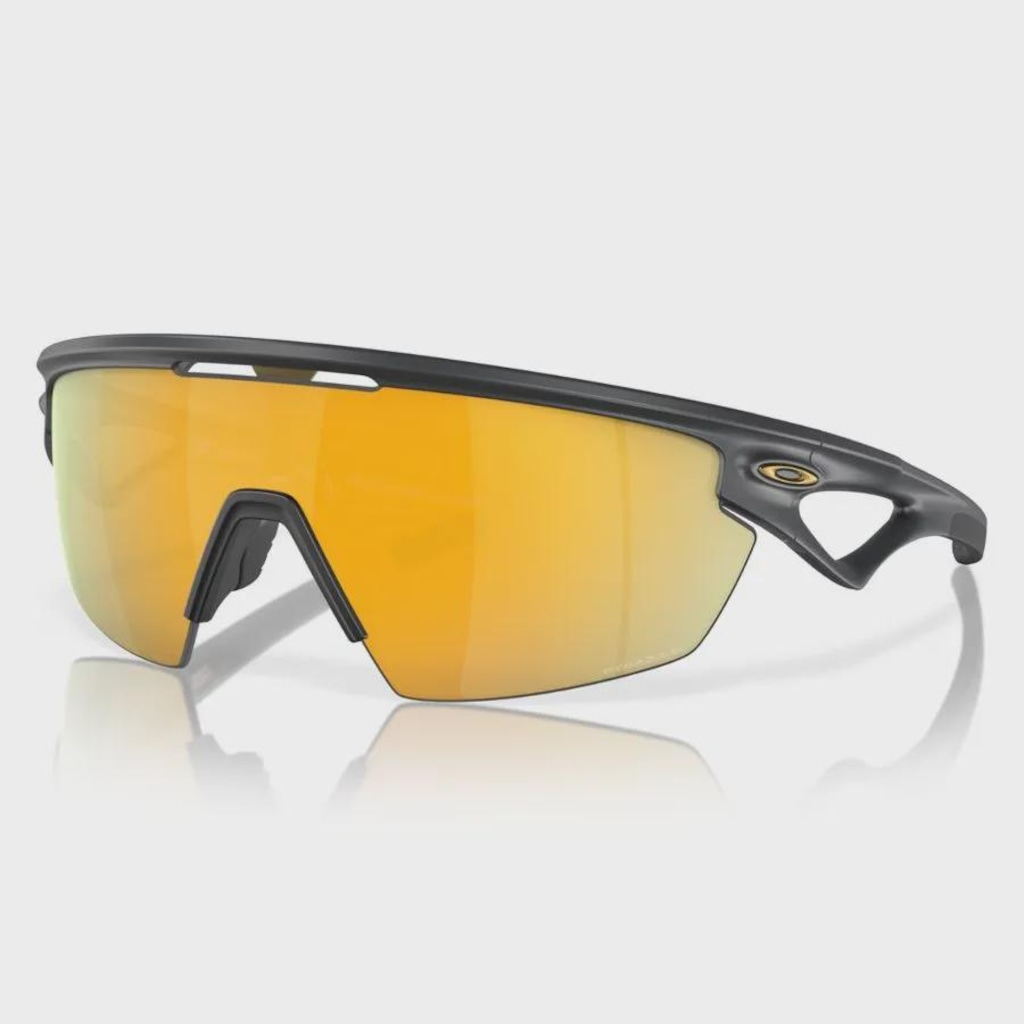 Óculos de Sol Oakley Unissex Sphaera Matte Carbon Prizm 24k Polarized