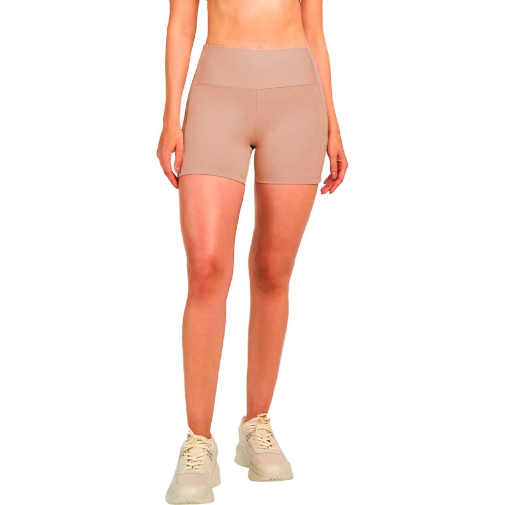 Bermuda Alto Giro Elástico Personalizado - Feminina
