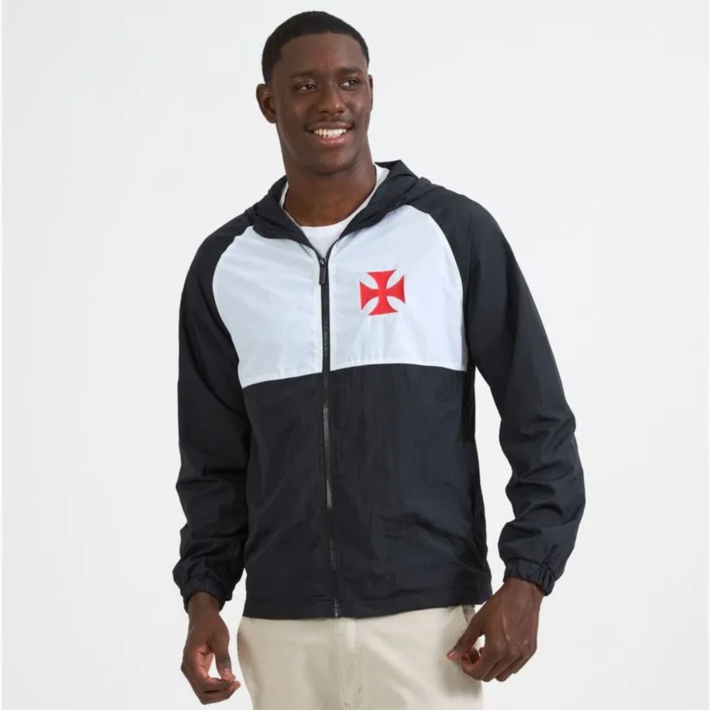 Jaqueta Vasco da Gama Corta Vento Kodiak Braziline - Masculina