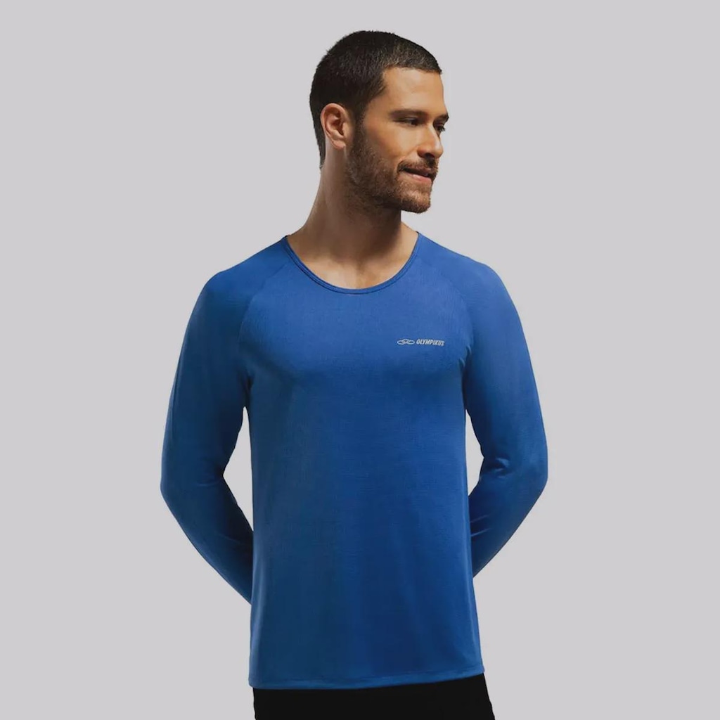Camiseta Manga Longa Olympikus Runner - Masculina