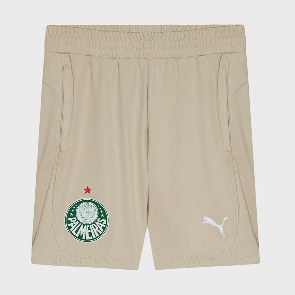 Short Puma Palmeiras Casuals 2025 - Masculina - Foto 1