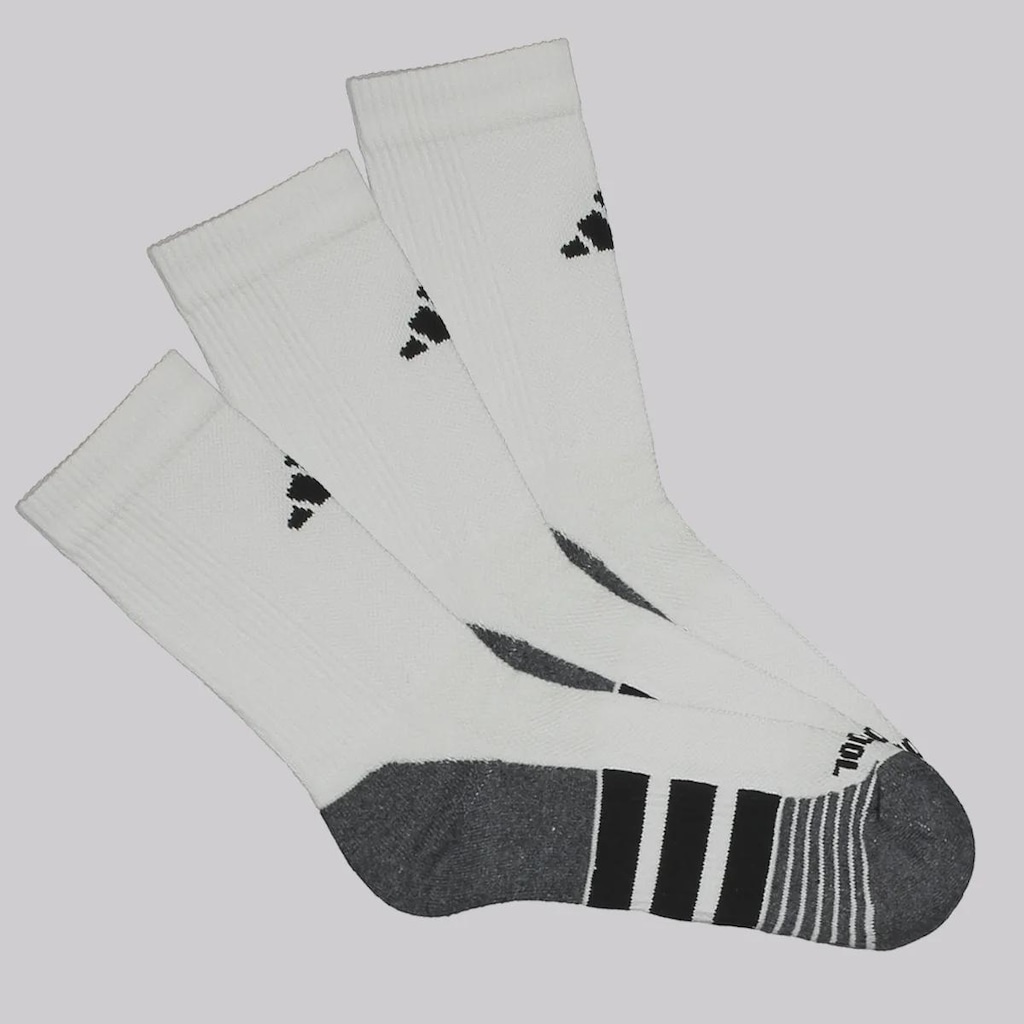Kit Meia adidas Performance 3 Pares Cano Alto - 36 - 46 - Adulto