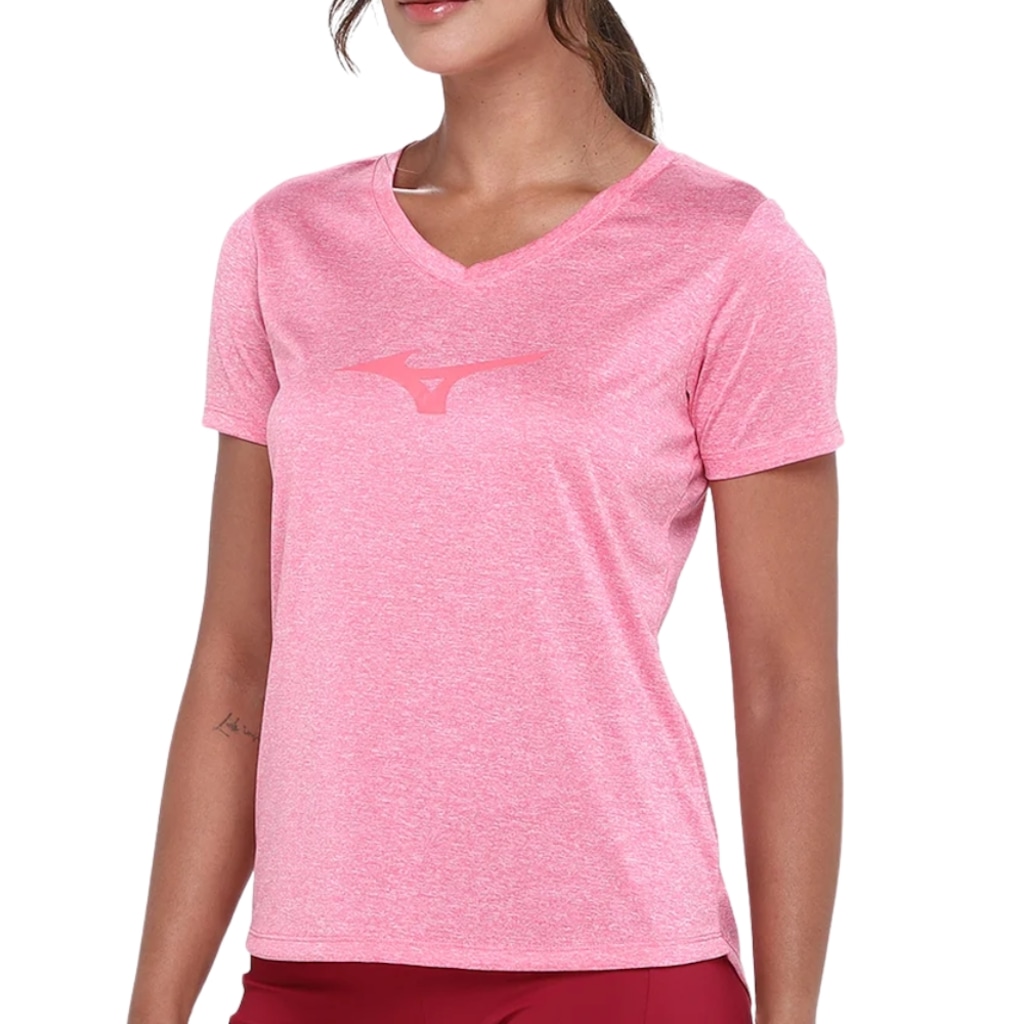 Camiseta Mizuno Spark Big Logo - Feminina