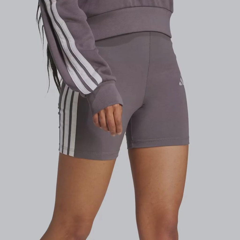 Imagem 2 do produto Shorts adidas Biker 3 Stripes - Feminino