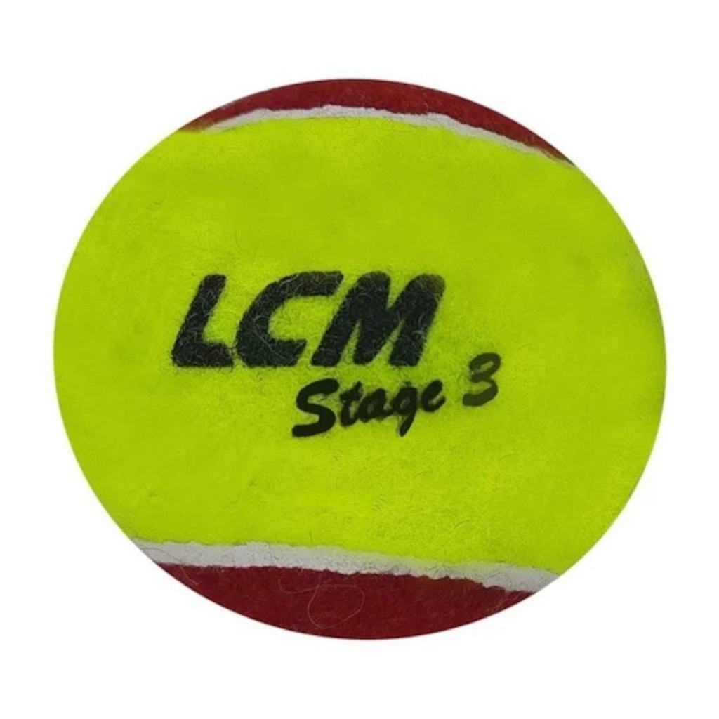 Kit com 3 Bolas de Tennis LCM Stage III Iniciante