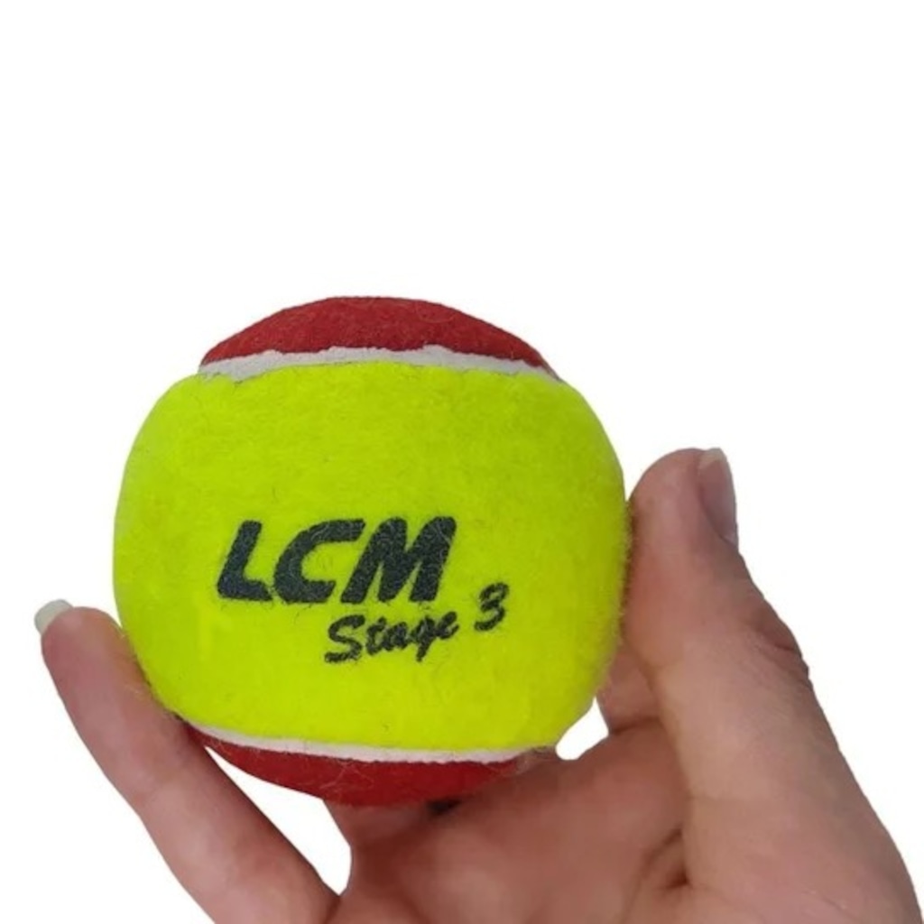 Imagem 3 do produto Kit com 3 Bolas de Tennis LCM Stage III Iniciante