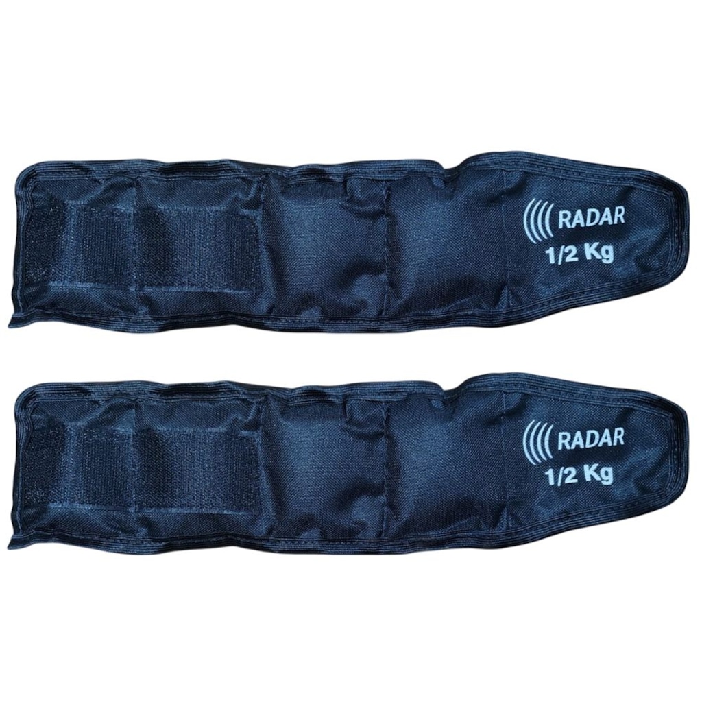 Par de Tornozeleira Radar Caneleira Profissional Reforçada - 500 Gramas