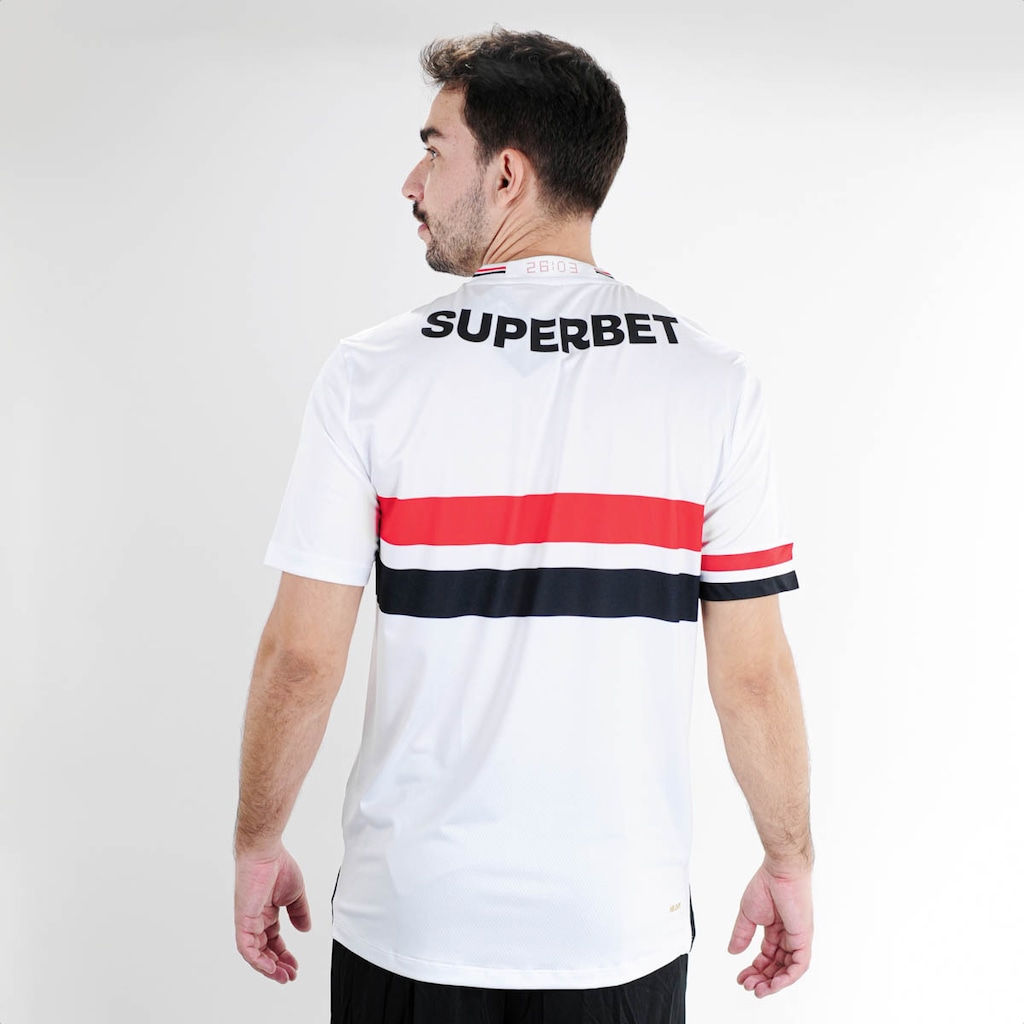 Imagem 5 do produto Camiseta De Time New Balance Torcedor Home Spfc 2025 - Masculina