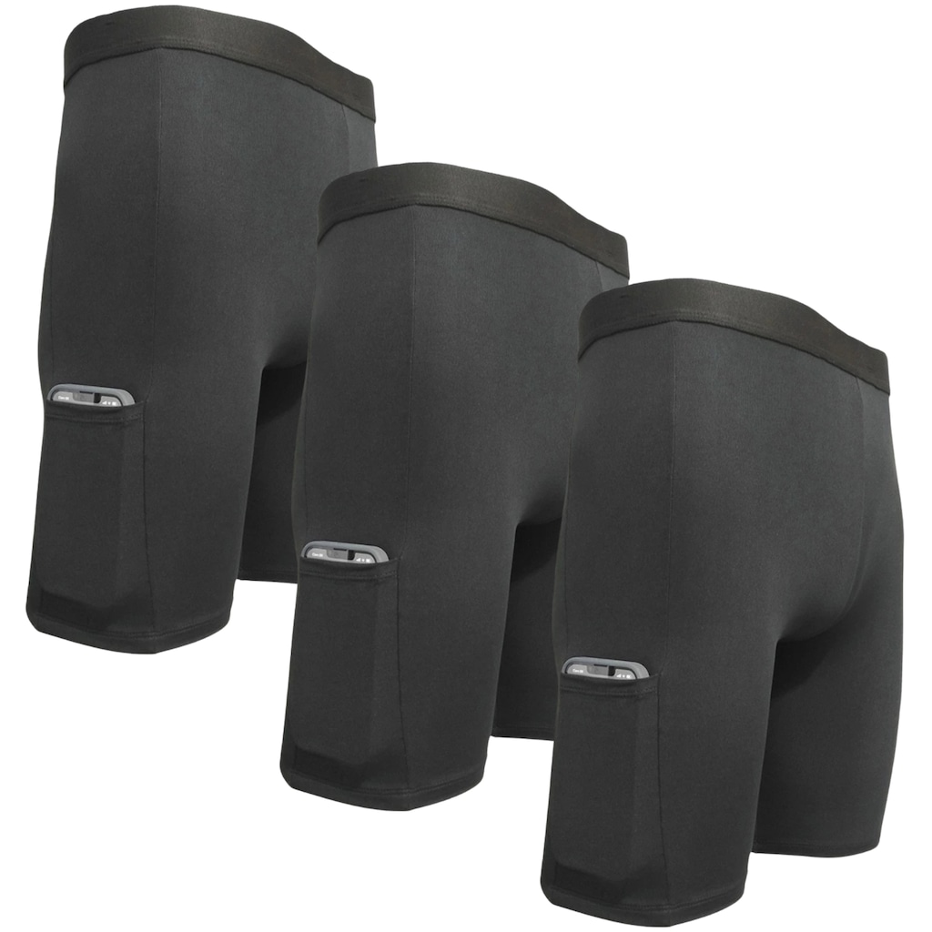 Short Térmico Fristyle Segunda Pele Ciclista Com Proteção Uv 3 Unidades - Adulto - Masculino