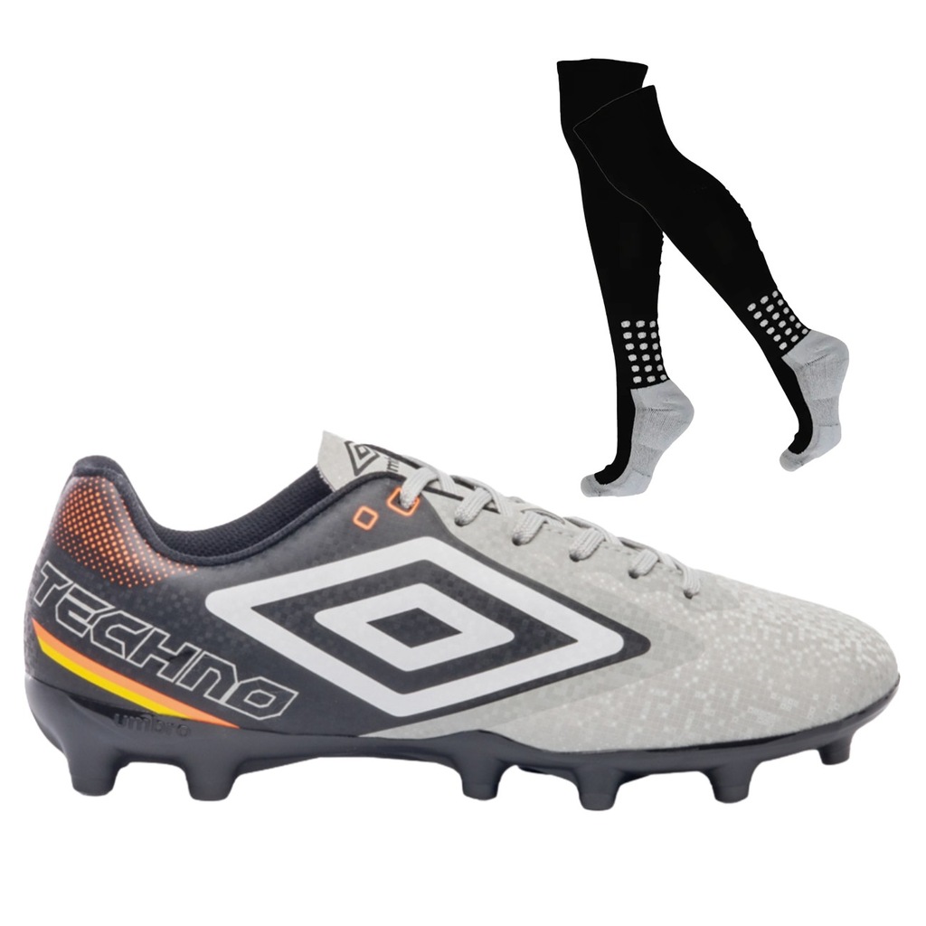 Kit Chuteira de Campo Umbro Techno II + Meião - Adulto