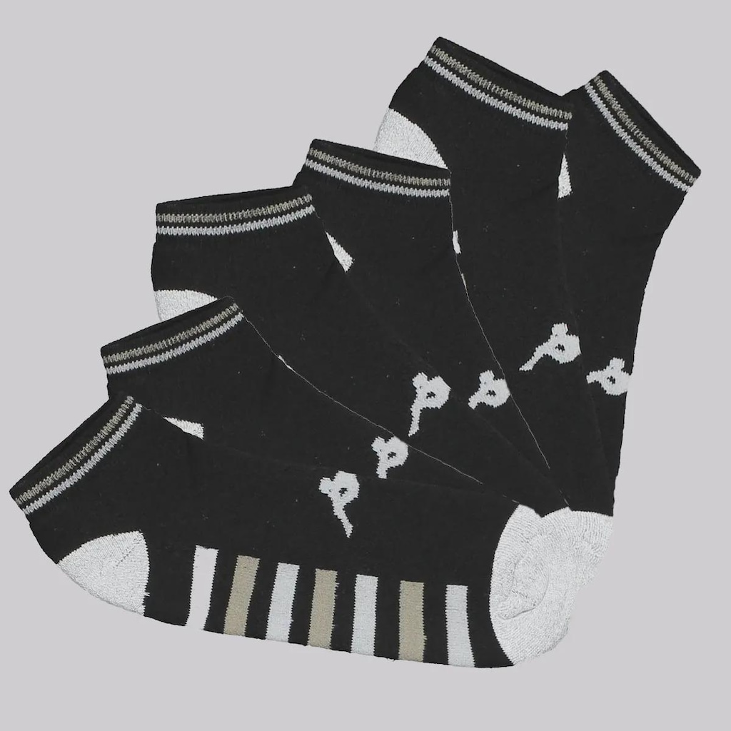 Kit Meia Kappa 3 Pares Comfort Cano Baixo - 38 - 43 - Adulto