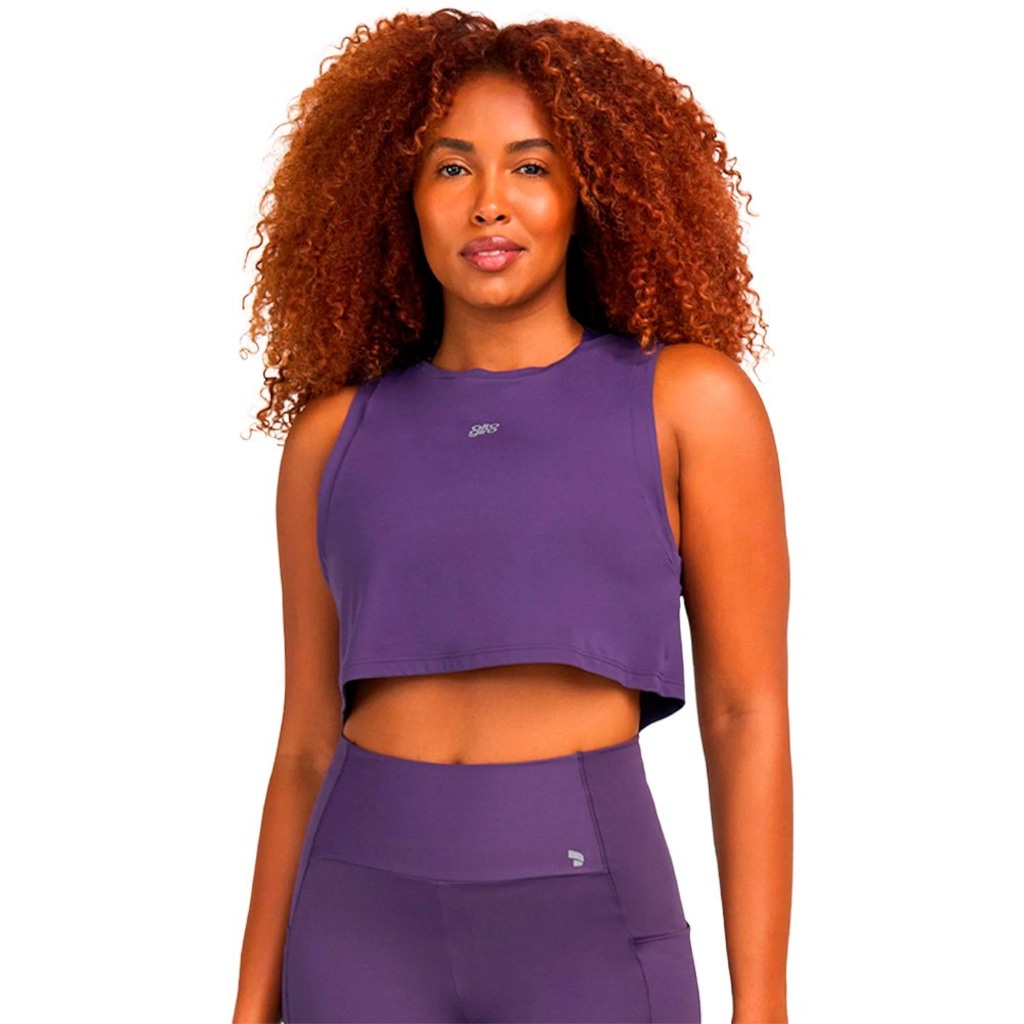 Camiseta Regata Alto Giro Refletiva - Feminina