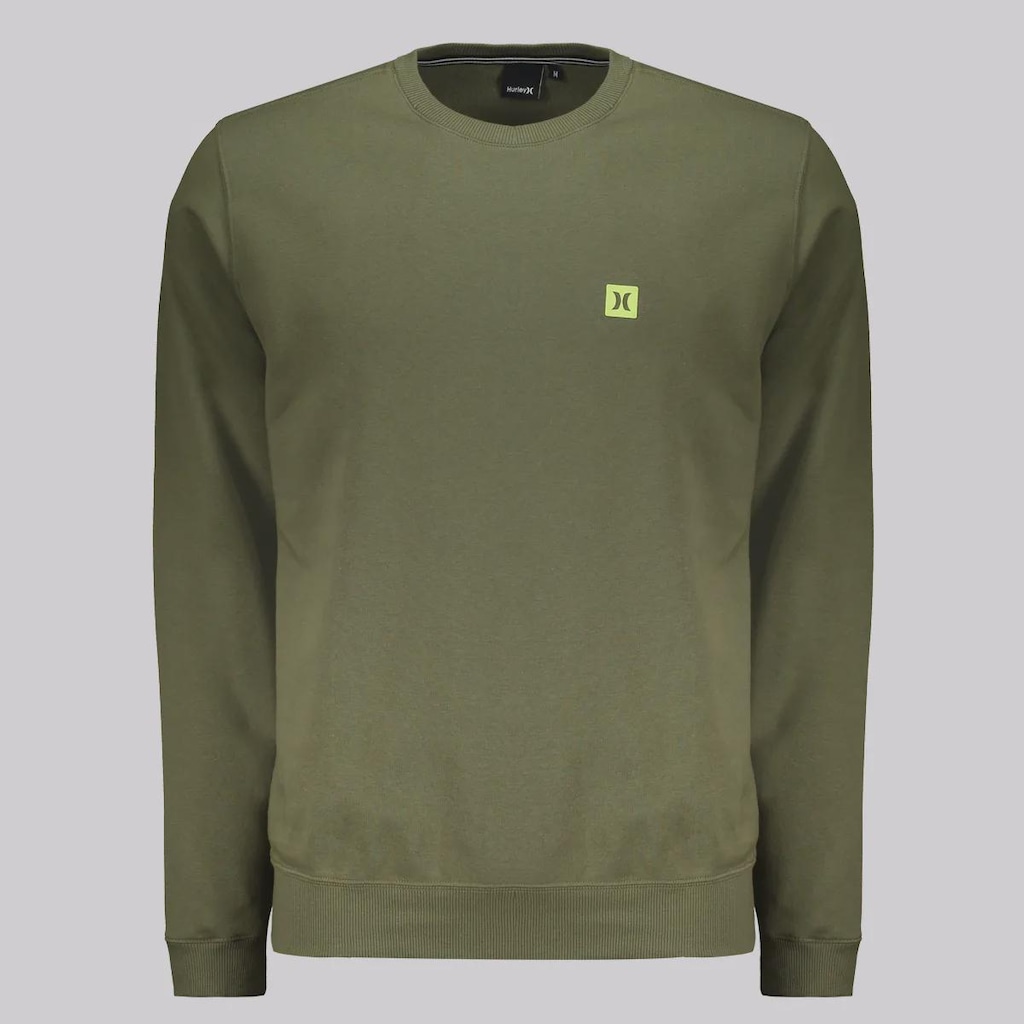 Blusão de Moletom Hurley Icon II sem Capuz - Masculino