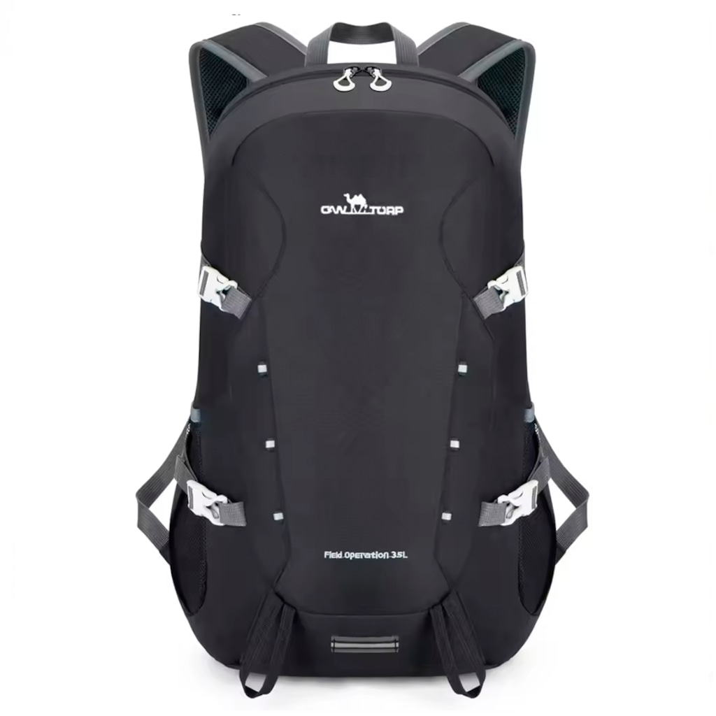 Mochila Esportiva Gold Sports Dobrável Camel Montanhismo A Prova De Água 35 Lts