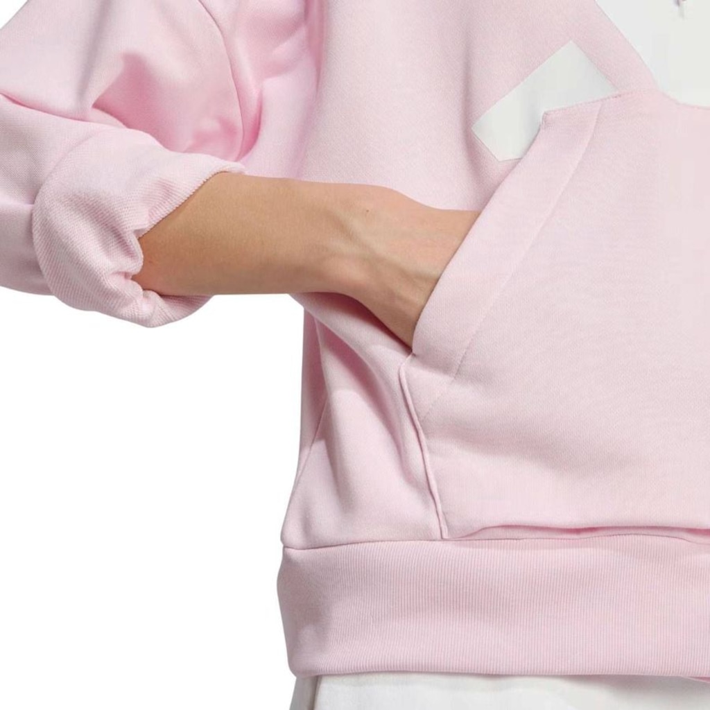 Imagem 4 do produto Blusão de Moletom adidas Big Logo Com Capuz - Feminino