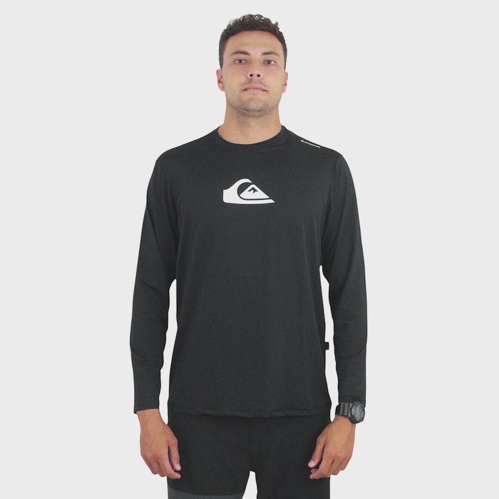Imagem 3 do produto Camiseta Manga Longa Quiksilver Surf Solid Streak - Masculina