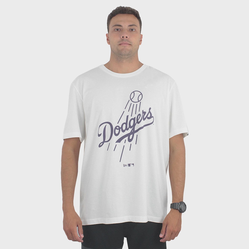 Camiseta New Era Sunset MLB Los Angeles Dodgers Plus Size - Masculina