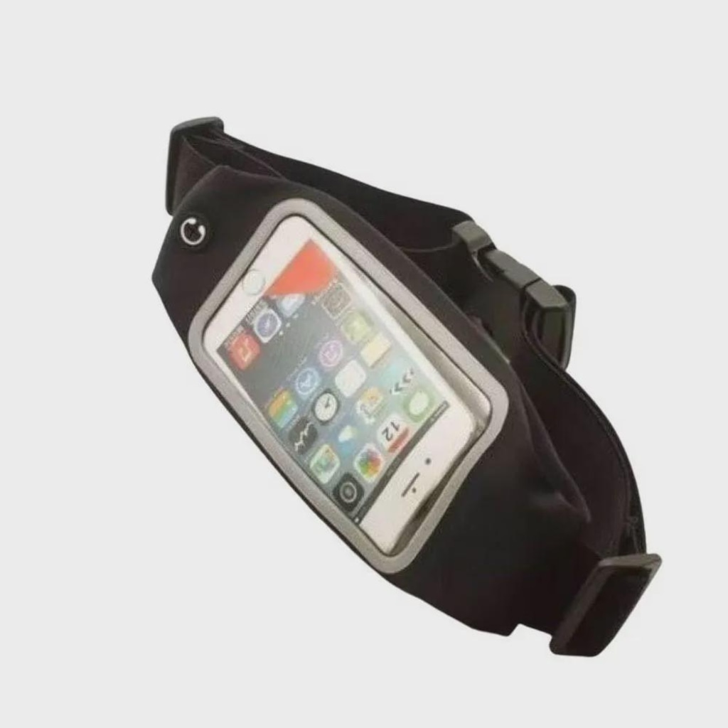 Pochete Impermeável DK Com Visor Porta Garrafa Chaves para Corrida Esporte Fitness Camping