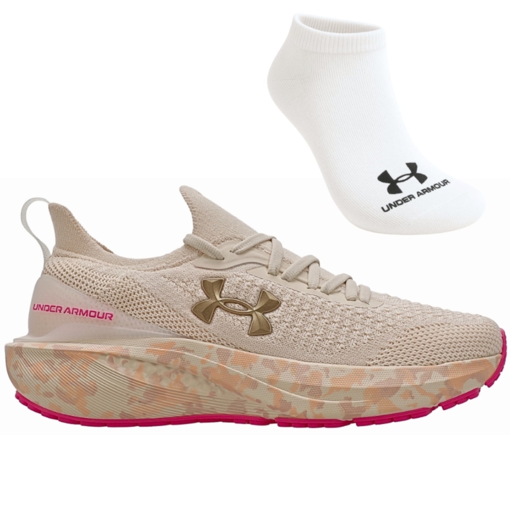 Kit Tênis Under Armour Ua Charged Quicker 2 e Meia - Feminino