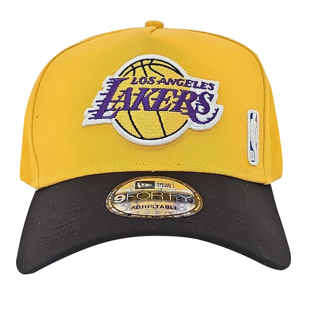 Boné Aba Curva New Era 9FORTY A-Frame Style Los Angeles Lakers - Adulto