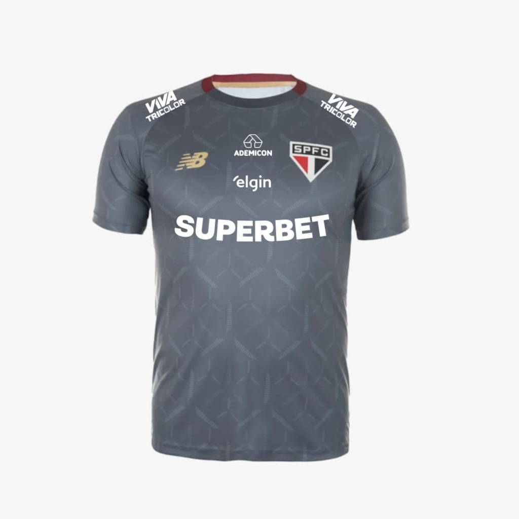 Camisa do São Paulo 25/26 New Balance Treino - Masculina