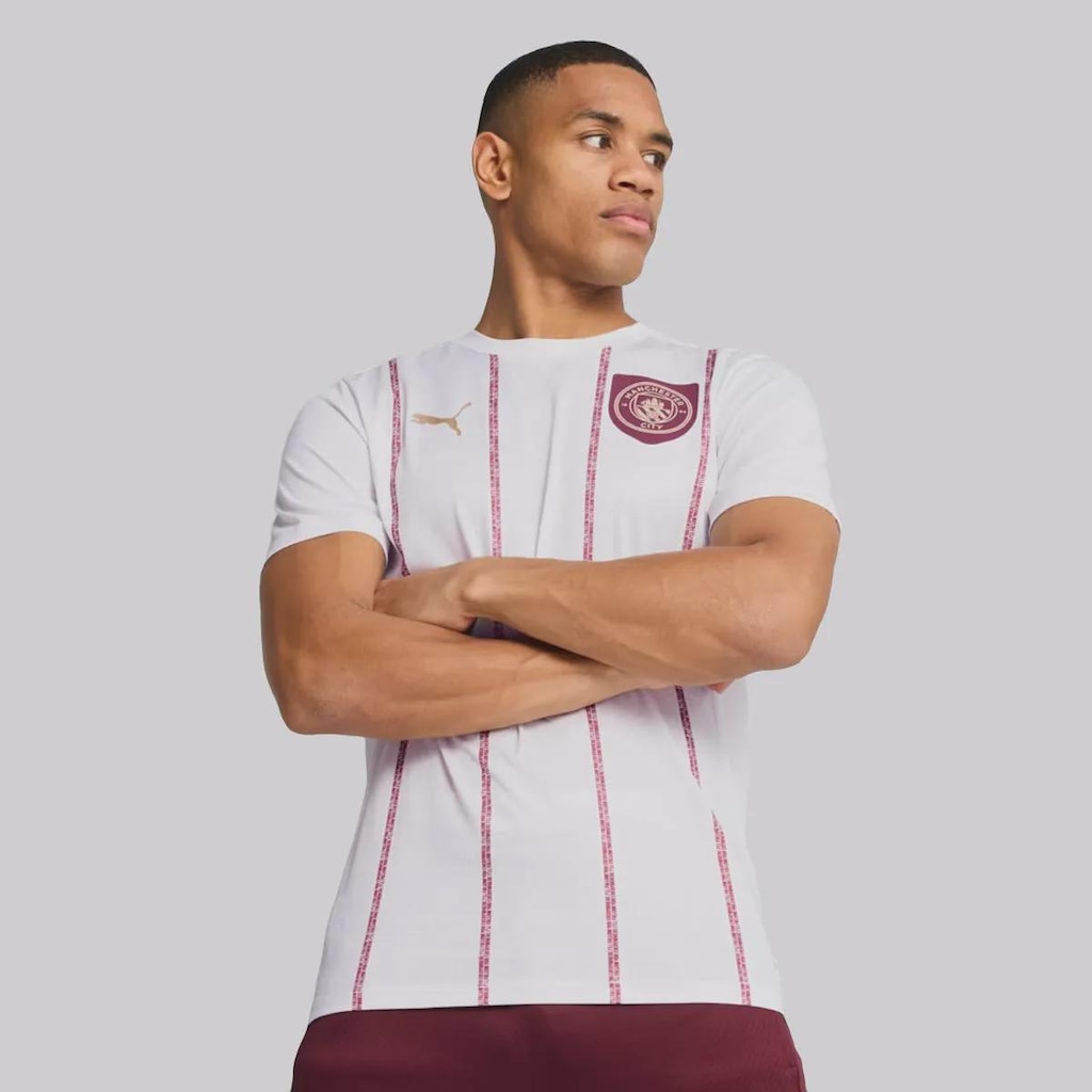 Camisa do Manchester City Puma Pré-Jogo 2025 - Masculina