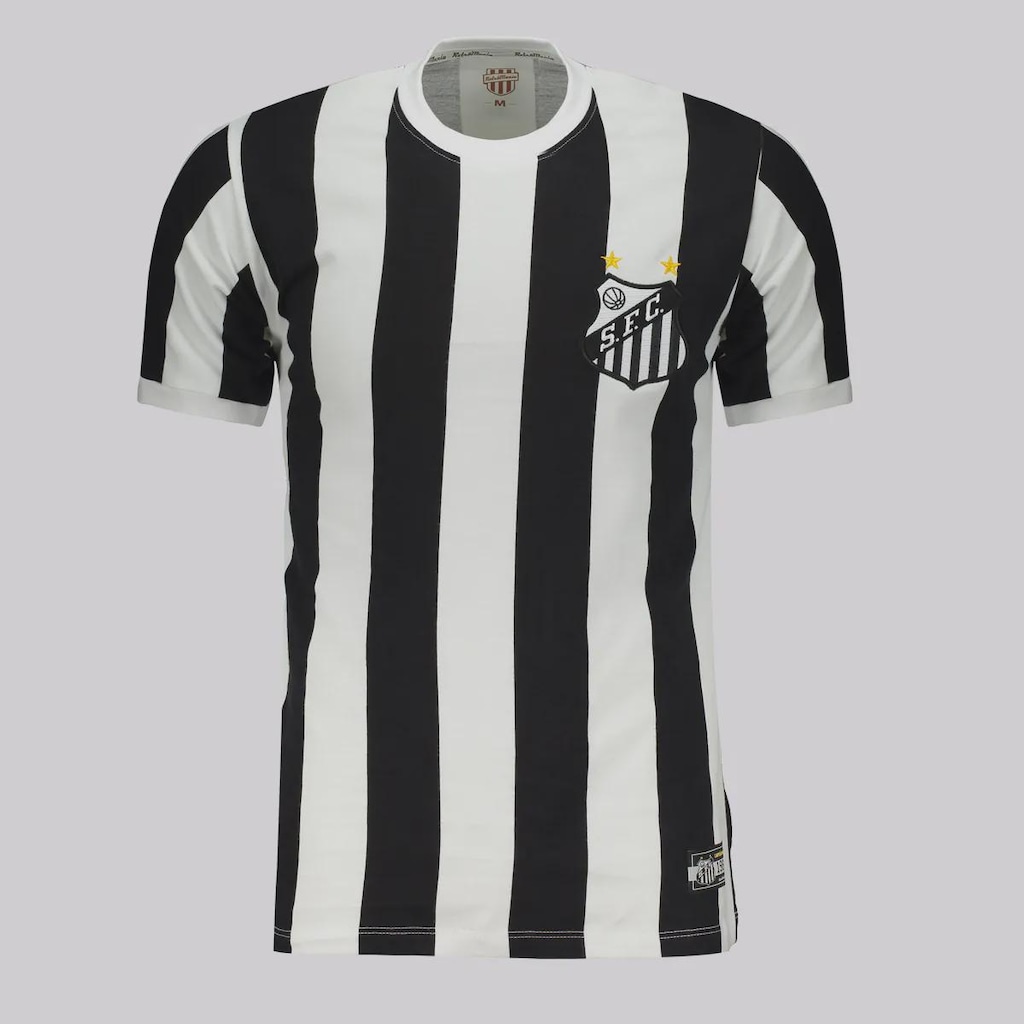 Camisa do Santos 1984 II Listrada RetrôMania - Masculina