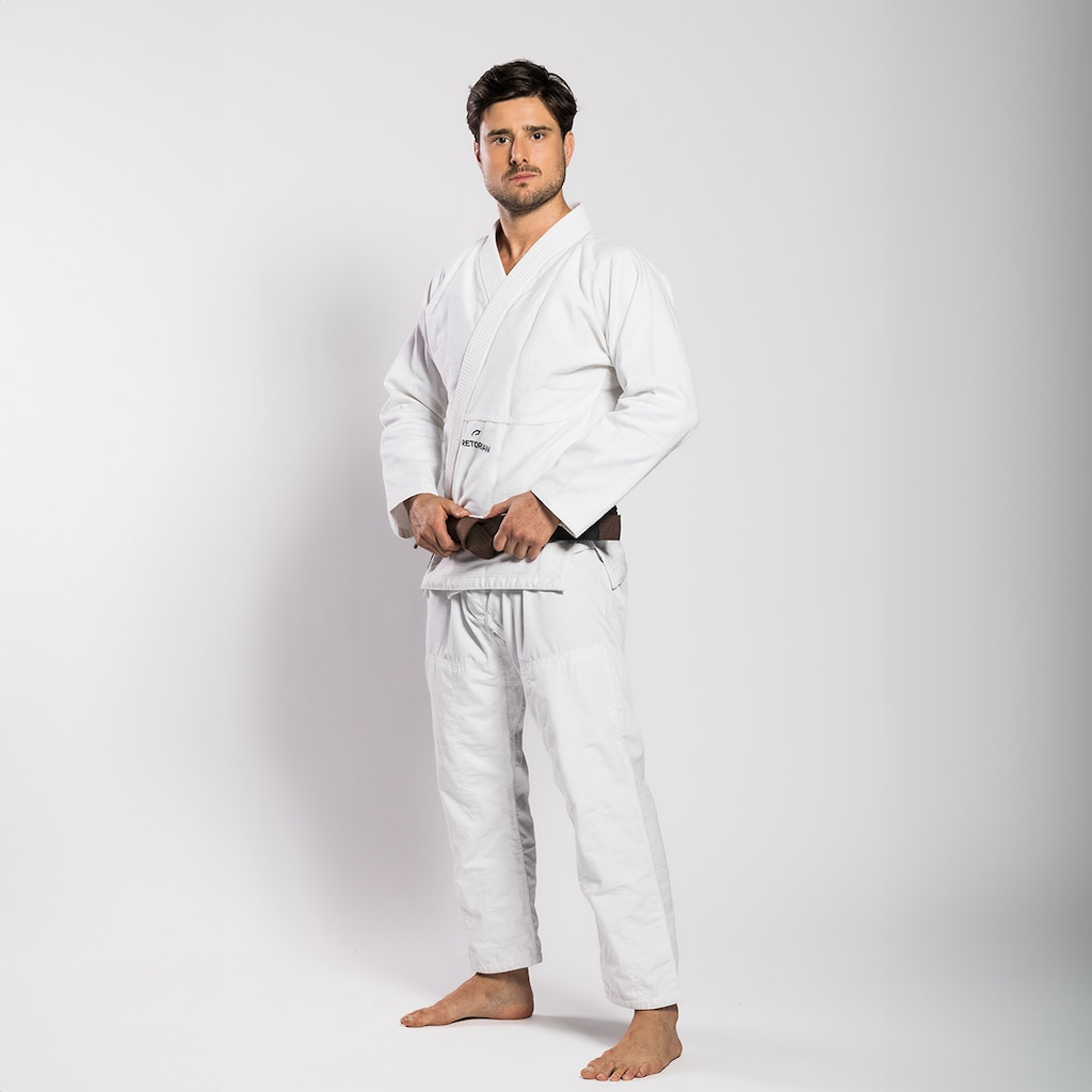 Imagem 3 do produto Kimono First Fight for Good 350G + Faixa Branca Pretorian - Adulto