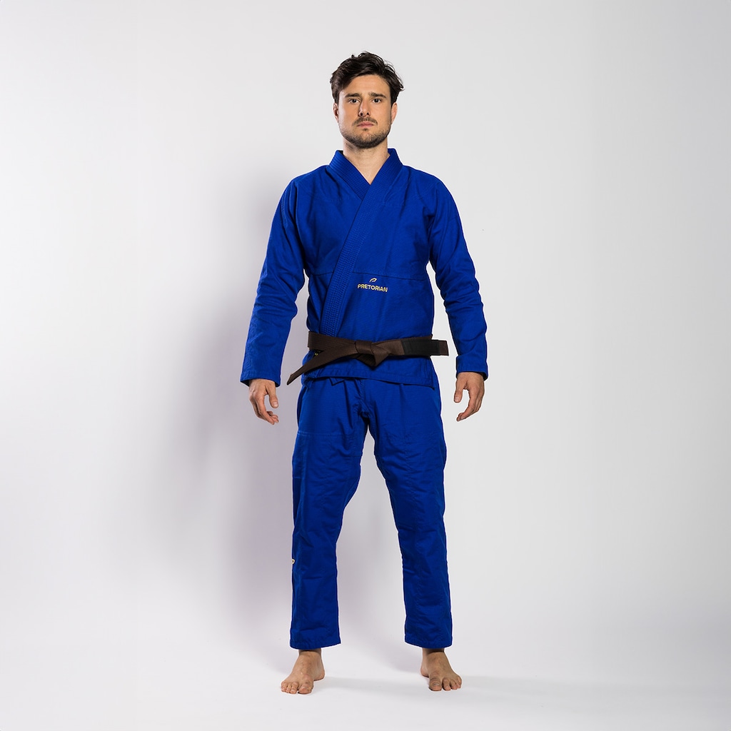 Kimono First Fight for Good 350G + Faixa Branca Pretorian - Adulto