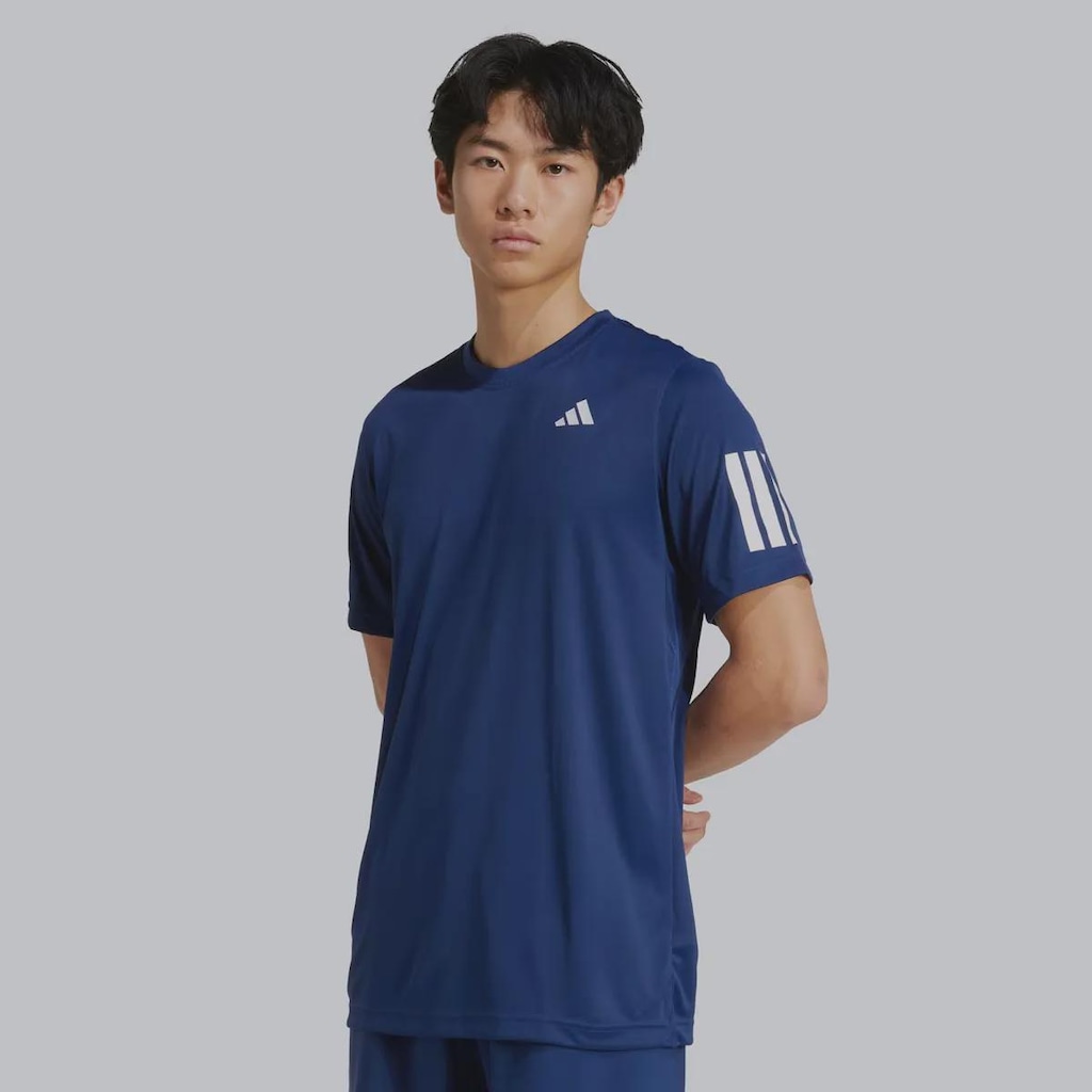 Camiseta adidas Club 3 Stripes - Masculina