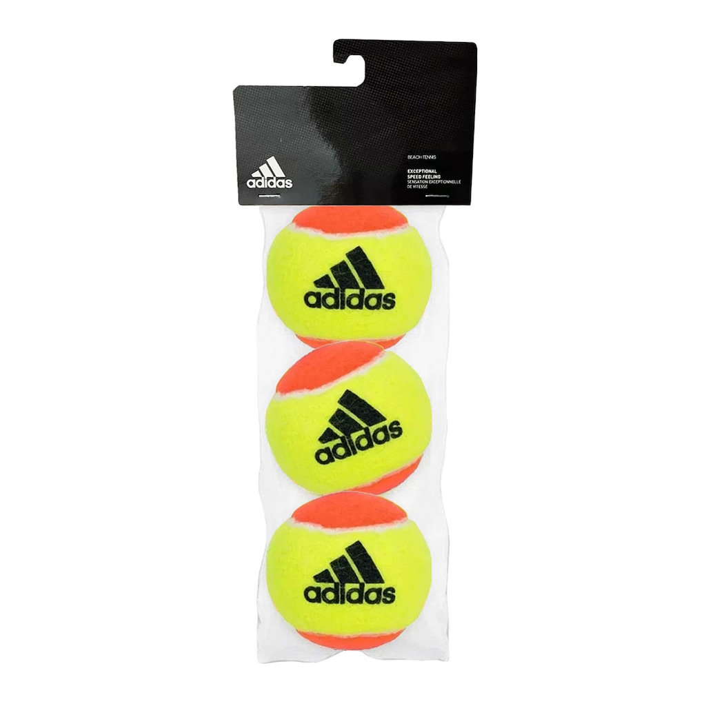 Bola de Beach Tennis adidas Aditour X3 - Pack com 3 Unidades
