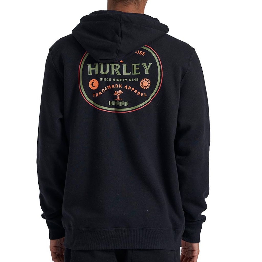 Imagem 2 do produto Blusão de Moletom Hurley Canguru Bottle WT25 com Capuz - Masculino