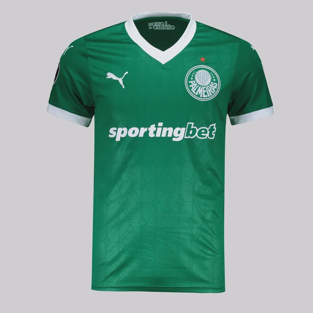 Camisa do Palmeiras Puma I 2025 Patch Libertadores - Masculina