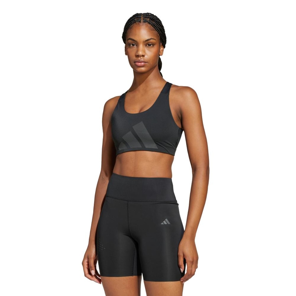 Top Treino Médio Suporte adidas Powerimpact HIIT - Feminino