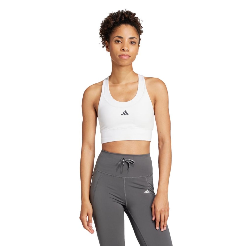 Top Médio Suporte adidas Run Pocket - Feminino