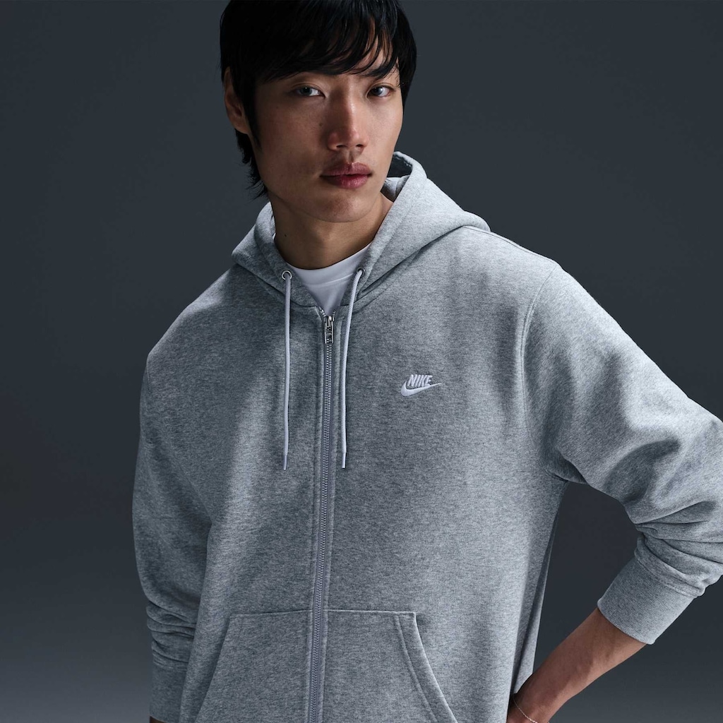 Jaqueta Masculina com Capuz Nike Club