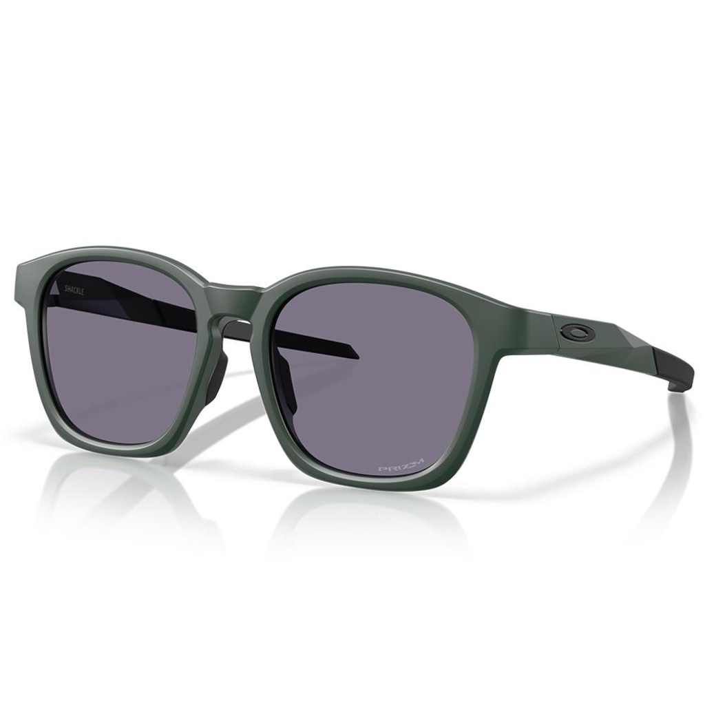 Óculos de Sol Unissex Oakley Shackle Matte Hunter Green Prizm Grey