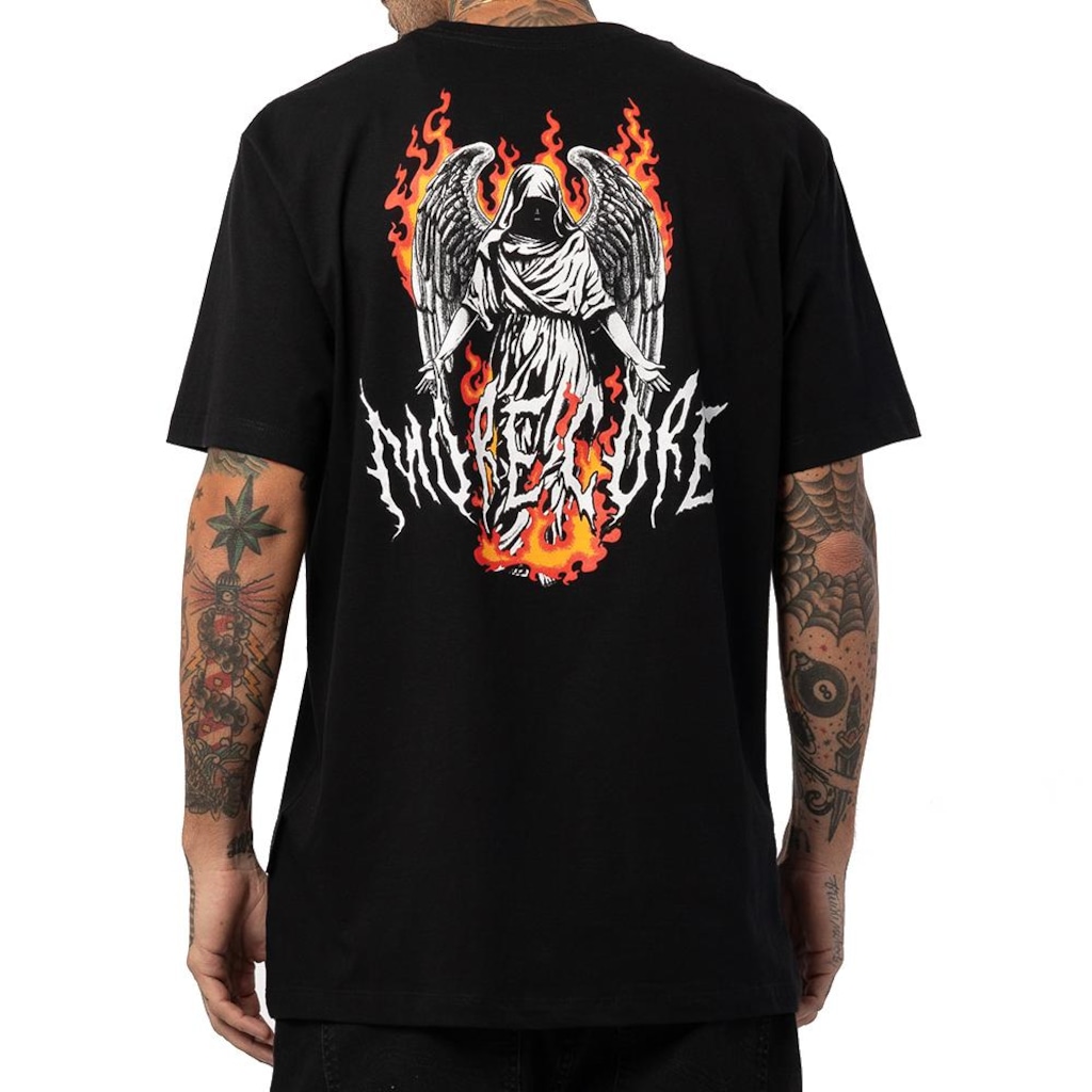 Imagem 2 do produto Camiseta Masculina MCD Anjo Fogo Morecore WT25