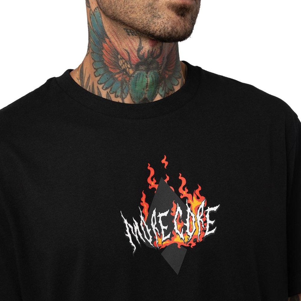 Imagem 3 do produto Camiseta Masculina MCD Anjo Fogo Morecore WT25