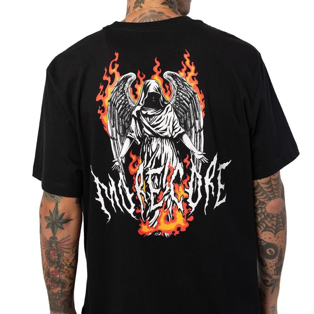 Imagem 4 do produto Camiseta Masculina MCD Anjo Fogo Morecore WT25