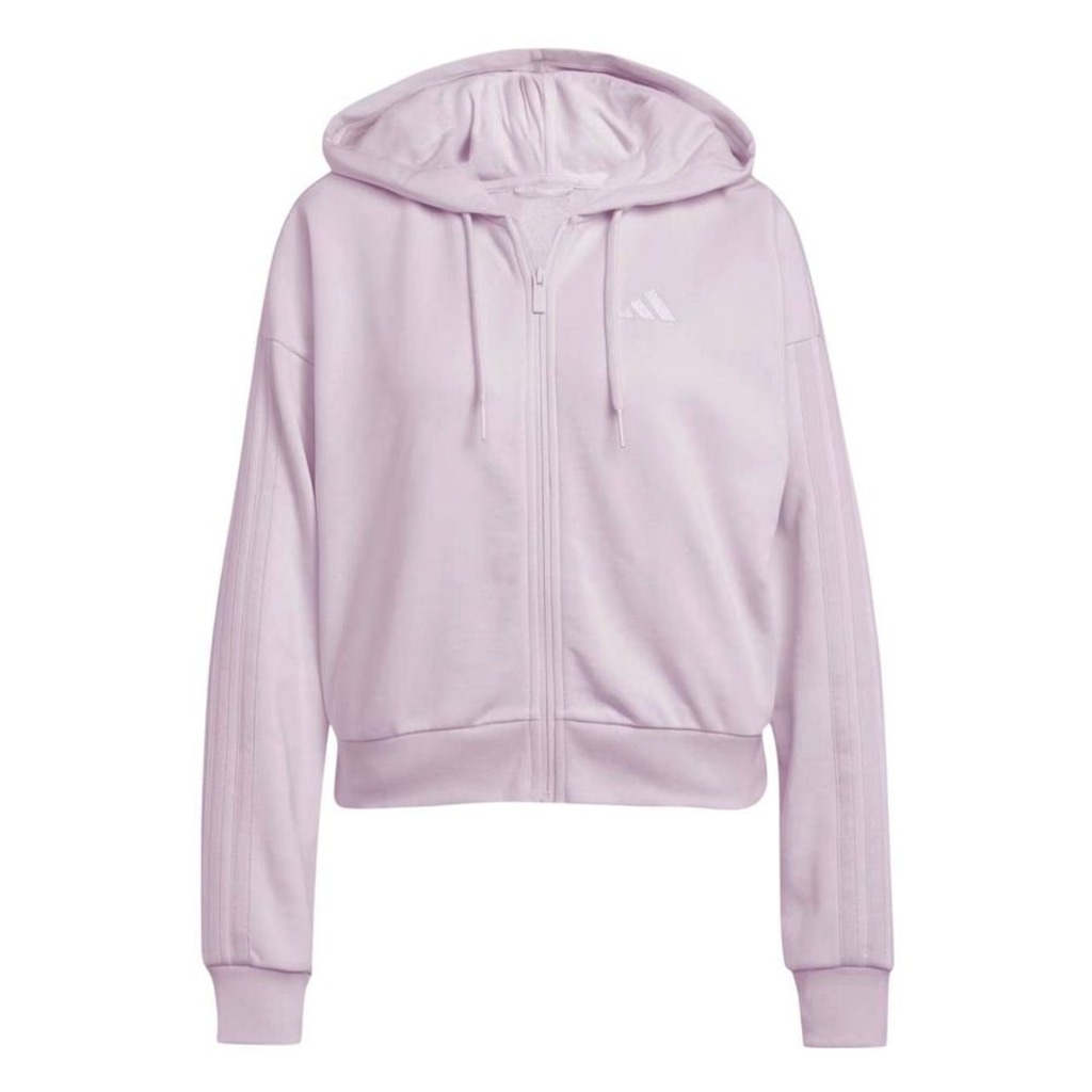 Jaqueta Feminina com Capuz adidas 3 Stripes
